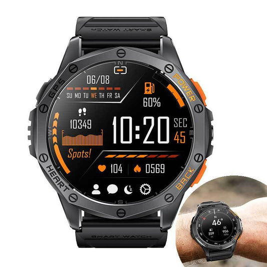 K67 Bluetooth Calling Compass Smartwatch – AMOLED Display & Premium Performance qdotstore